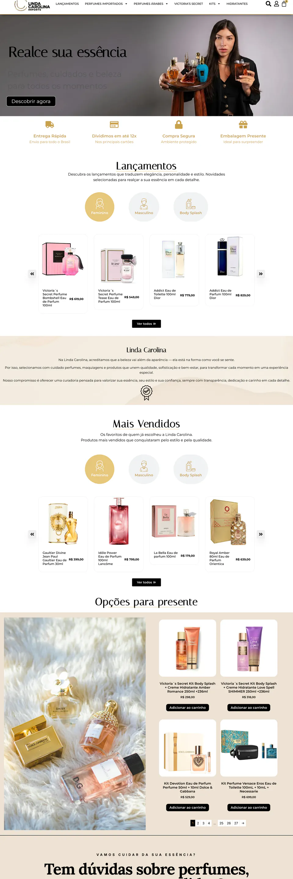 Linda Carolina Imports, E-commerce